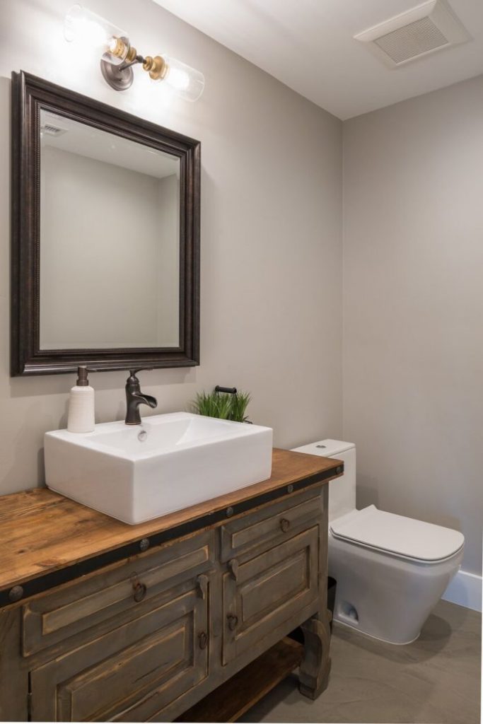 Powder room for whole home renovation