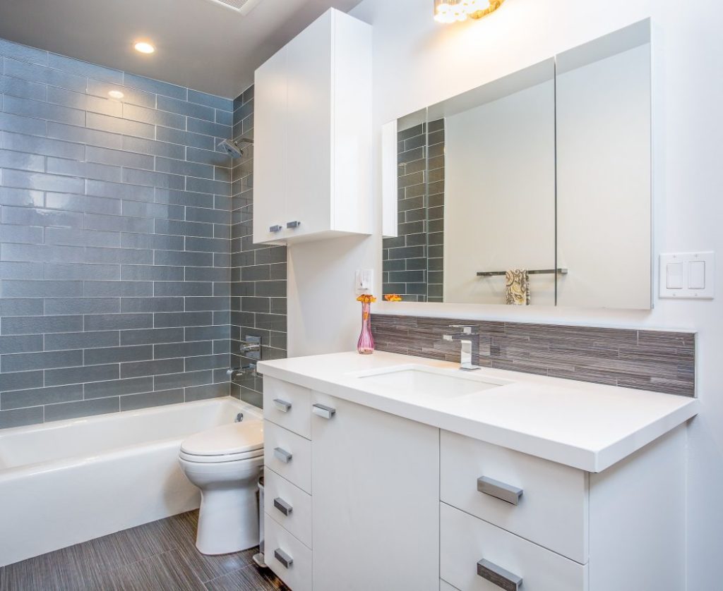 Guest Bathroom remodel in Orange County, California.