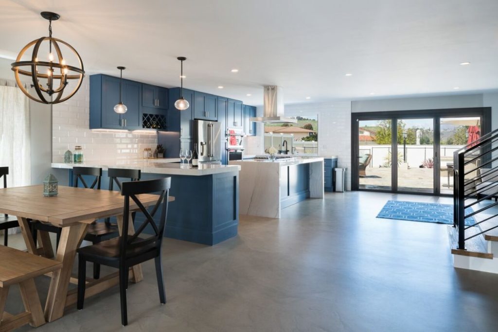 Dining Room leads to Kitchen for Home Remodel