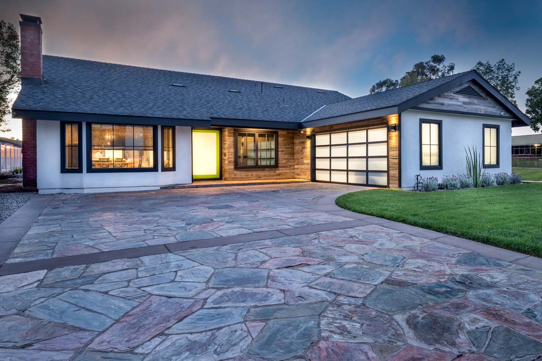 Remodeled Driveway in San Juan Capistrano