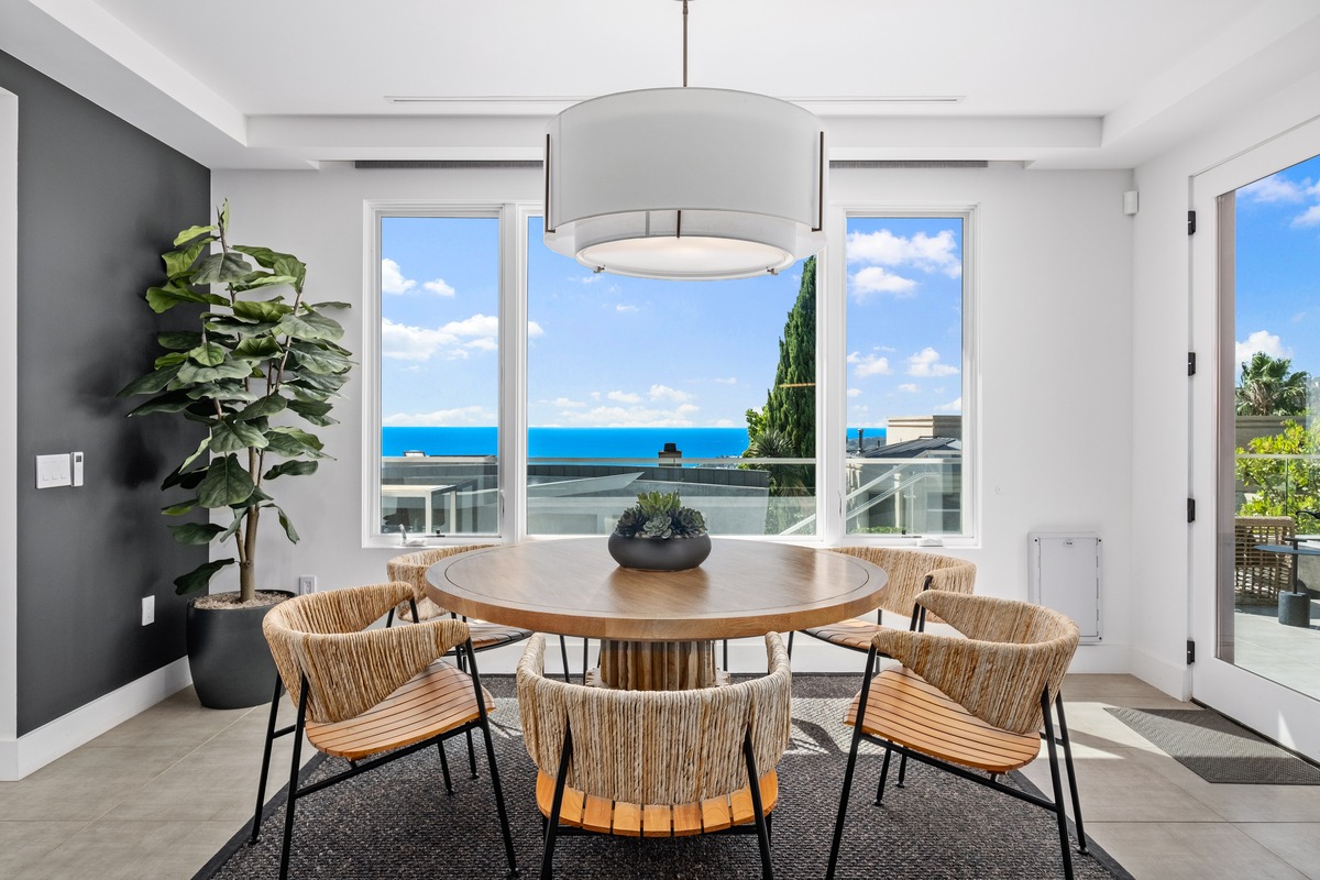 kitchen in laguna beach custom home