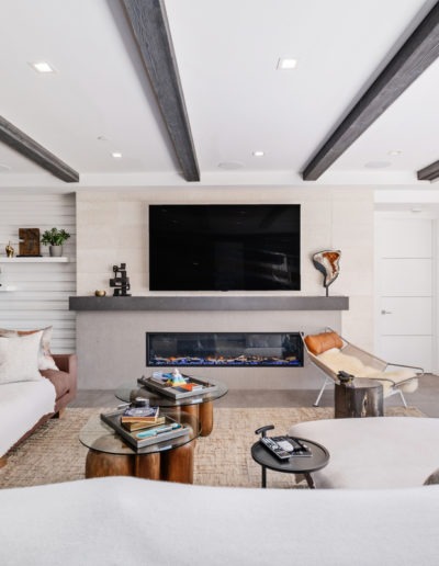 living room in laguna beach remodel